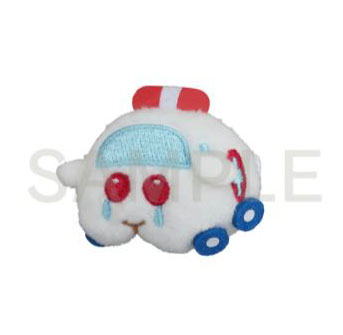 PUI PUI Molcar Plush Badge Ambulance Molcar