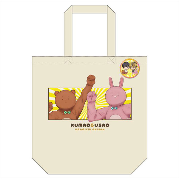 Uramichi Onisan Tote Bag w/Tin Badge