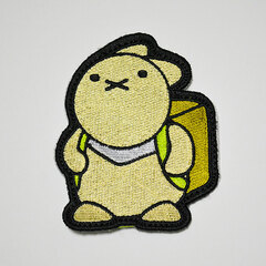 Sumito Owara Original Design Military Patches (Cardboard Box Bunny)