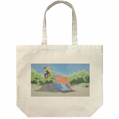 SK8 the Infinity Reki Full Color Large Tote Bag /NATURAL