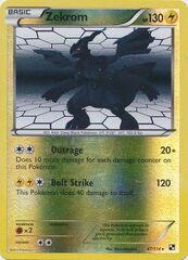 Zekrom - 47/114 - Holo Rare - Reverse Holo