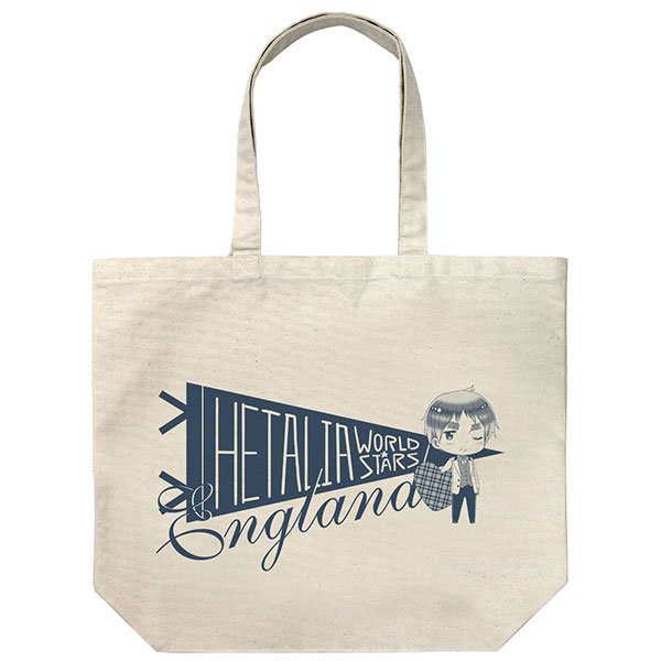 Hetalia World Stars England Large Tote Bag /NATURAL