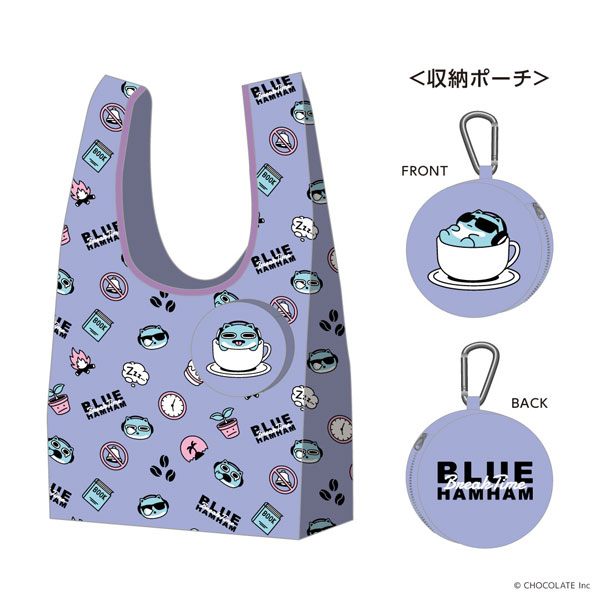 Eco Bag w/Storage (Mini) BLUE HAMHAM