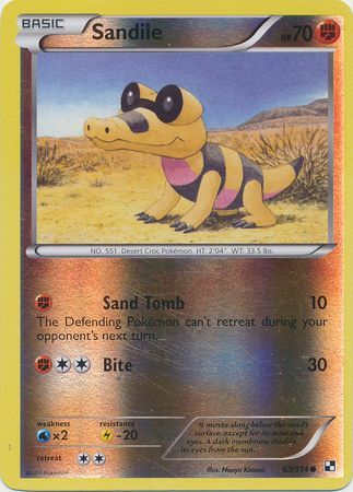 Sandile - 63/114 - Common - Reverse Holo
