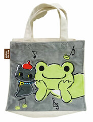 Pickles the Frog Art Box Tote Bag