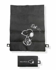 Slim Compact Eco Bag BK Snoopy