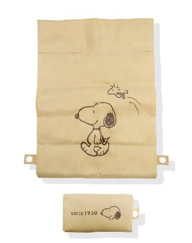 Slim Compact Eco Bag LBR Snoopy