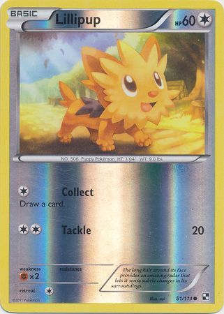 Lillipup - 81/114 - Common - Reverse Holo