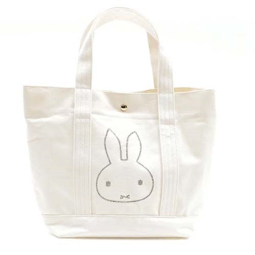 Miffy Stone Tote Bag M White