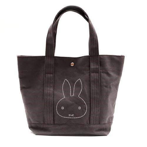 Miffy Stone Tote Bag M Gray