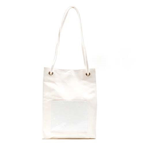 Miffy Enamel Tote Bag White