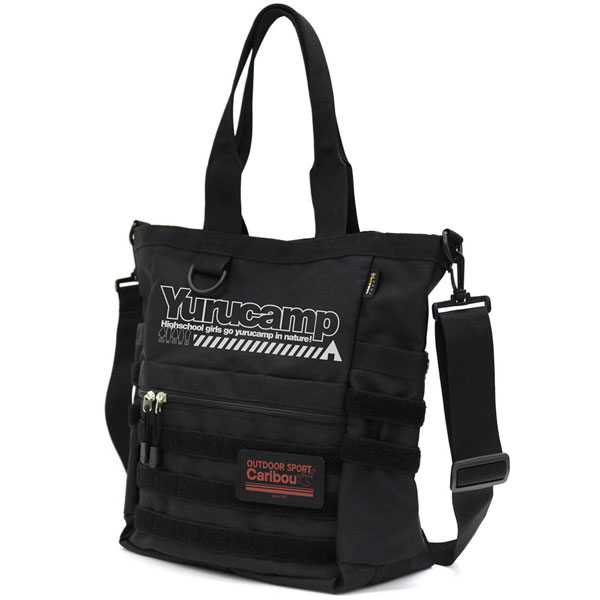 Yuru Camp Functional Tote Bag /BLACK