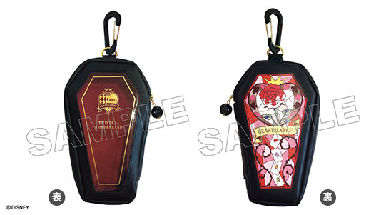 Disney Twisted Wonderland Pouch w/Carabiner Heartslabyul