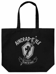 Sword Art Online Alicization Kirito's [Night Sky Sword] Large Tote Bag /BLACK