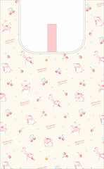 Natsume Yuujinchou ecomate (Ecomate) Nyanko Sensei Mini Eco Bag Cherry