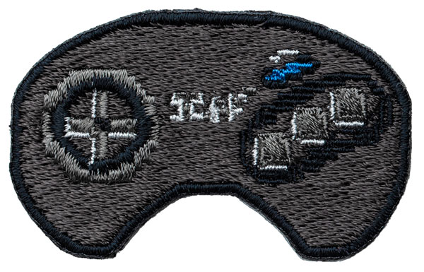 Sega Hardware 2way Embroidery Patch [Megadrive Controller]
