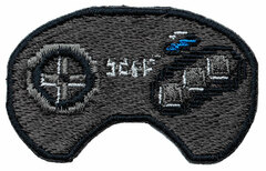 Sega Hardware 2way Embroidery Patch [Megadrive Controller]
