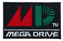 Sega Hardware 2way Embroidery Patch [Megadrive Logo]