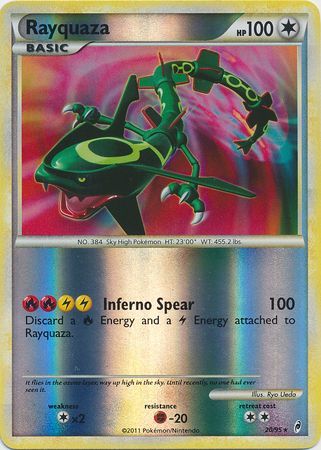 Rayquaza - 20/95 - Rare - Reverse Holo