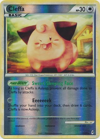 Cleffa - 24/95 - Rare - Reverse Holo