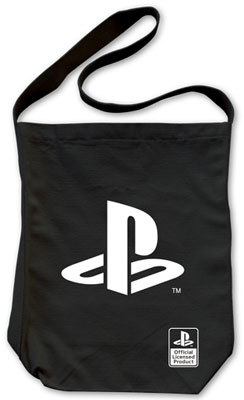 PlayStation Family Mark Shoulder Tote Bag/ Black