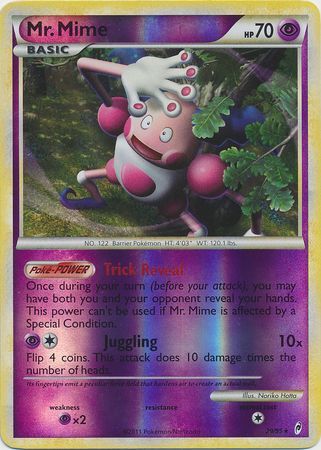 Mr. Mime - 29/95 - Rare - Reverse Holo