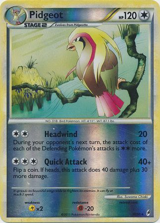 Pidgeot - 30/95 - Rare - Reverse Holo