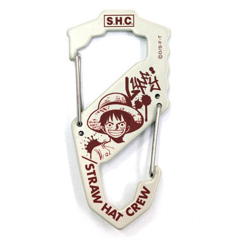 ONE PIECE Luffy Carabiner S Shape/WHITE
