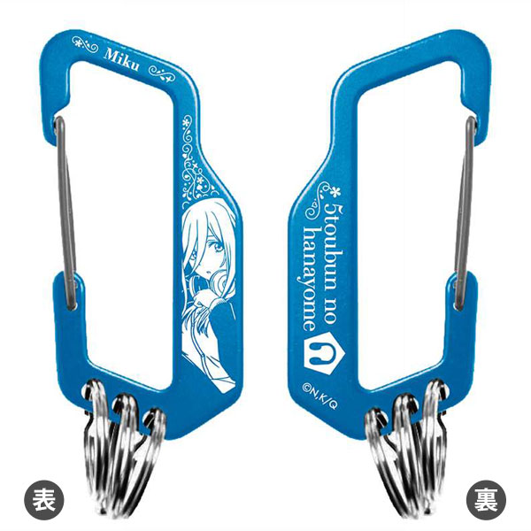 The Quintessential Quintuplets Carabiner Keychain Miku ver.