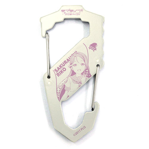 Love Live! Sunshine!! Riko Sakurauchi Carabiner S-shaped/WHITE
