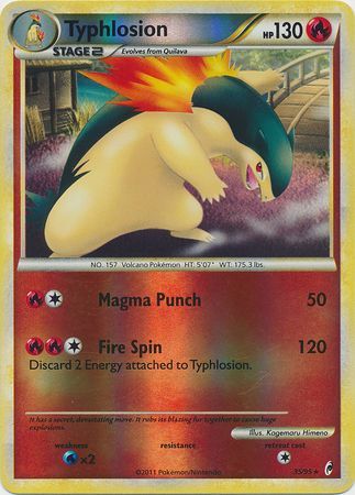 Typhlosion - 35/95 - Rare - Reverse Holo