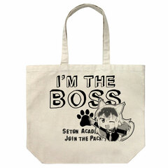 Murenase! Seton Gakuen Ranka Okami Large Tote Bag /NATURAL