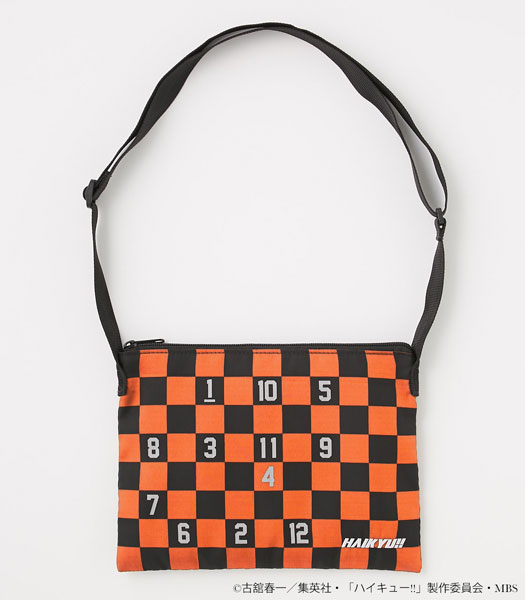 Haikyuu!! Checker Musette Bag ORG Unisex FREE