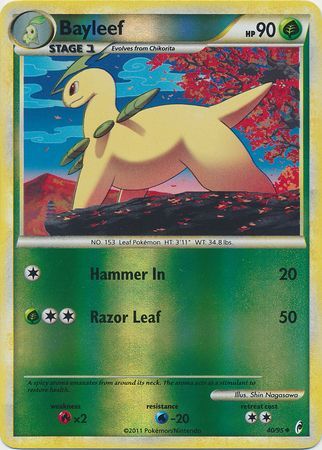 Bayleef - 40/95 - Uncommon - Reverse Holo