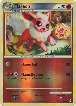 Flareon - 44/95 - Uncommon - Reverse Holo