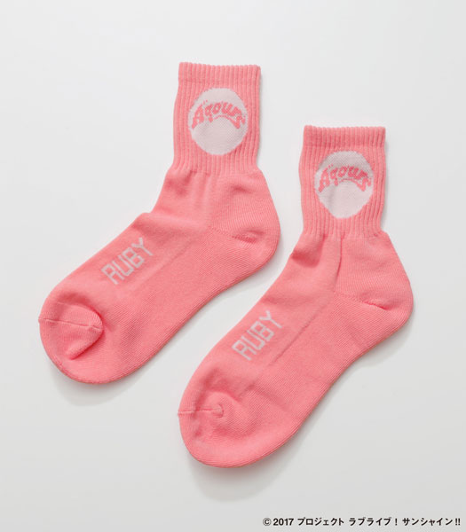 Love Live! Sunshine!! Aqours Member Socks PNK Unisex FREE