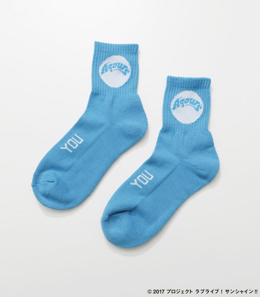 Love Live! Sunshine!! Aqours Member Socks BLU Unisex FREE