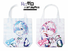 Re:ZERO -Starting Life in Another World- Memory Snow Rem & Ram Ani-Art Full Graphic Tote Bag