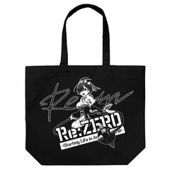 Re:ZERO -Starting Life in Another World- Rem & Morning Star Large Tote Bag /BLACK
