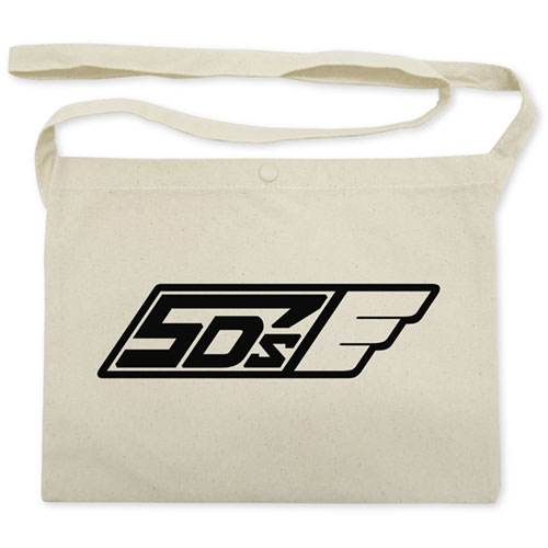 Yu-Gi-Oh! 5Ds Team 5Ds Logo Musette Bag /NATURAL