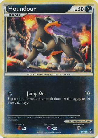 Houndour - 59/95 - Common - Reverse Holo