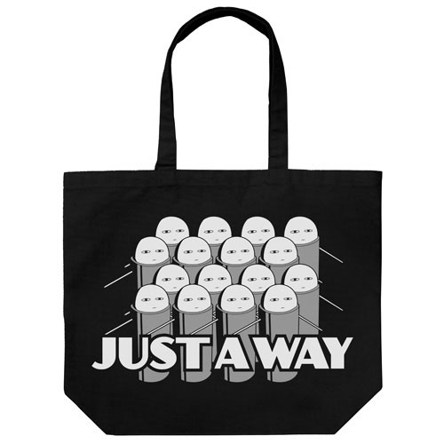 Gintama - Justaway Large Tote Bag / BLACK
