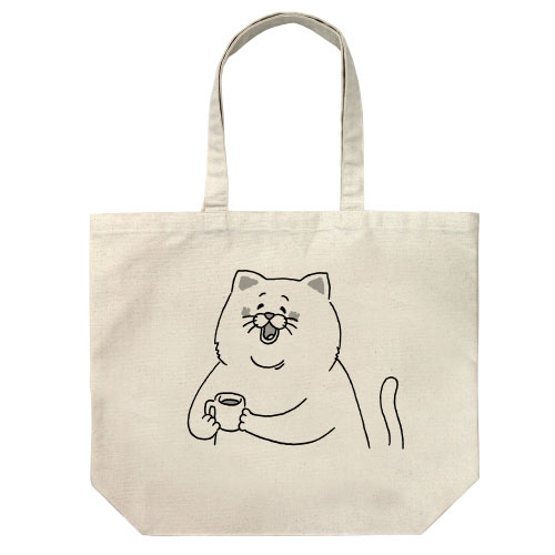 Nekonaughey - Nekonaughey Large Tote Bag / NATURAL