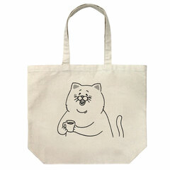 Nekonaughey - Nekonaughey Large Tote Bag / NATURAL
