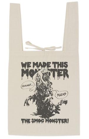 Godzilla - Hedorah Eco Bag / NATURAL