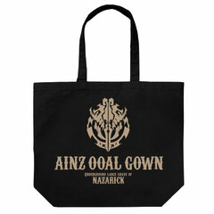 Overlord II - Ainz Ooal Gown Large Tote Bag /BLACK