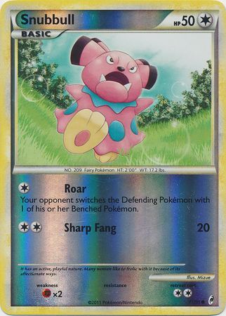 Snubbull - 71/95 - Common - Reverse Holo