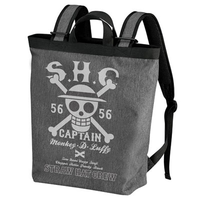 ONE PIECE - STRAW HAT CREW 2way Backpack / HEATHER CHARCOAL