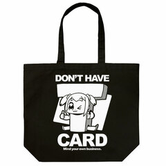 Pop Team Epic - Takeshobo Card Mottenai yo Large Tote Bag / BLACK