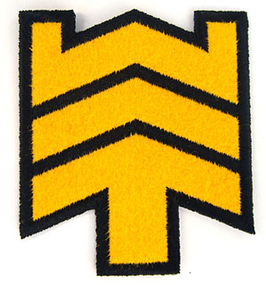 Mobile Suit Gundam - Iron-on Patch: MS Rank Insignia